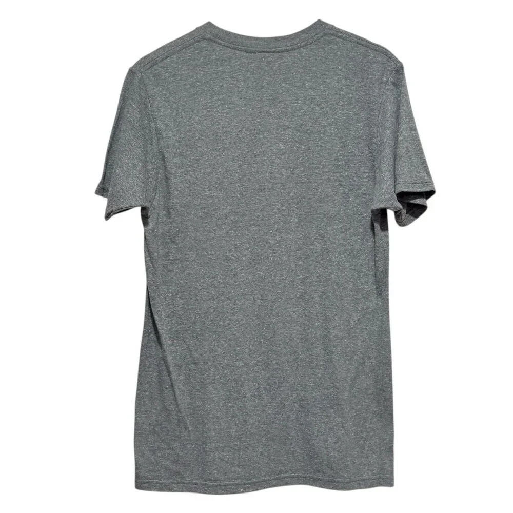 NWT Levis Stars & Stripes Gray Mens Small Crewneck Short Sleeve T-shirt Flag